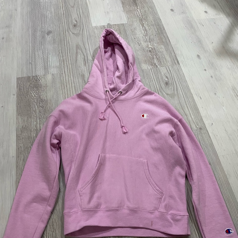 Pink Champion Reverse Weave Hoodie - image 2